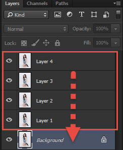 สอน Photoshop CC รวม Layer